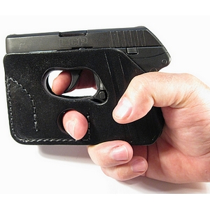 Gun Holster fits AMT Backup 380 Semi Auto Pistol Built In Mag Pouch Belt Loop 